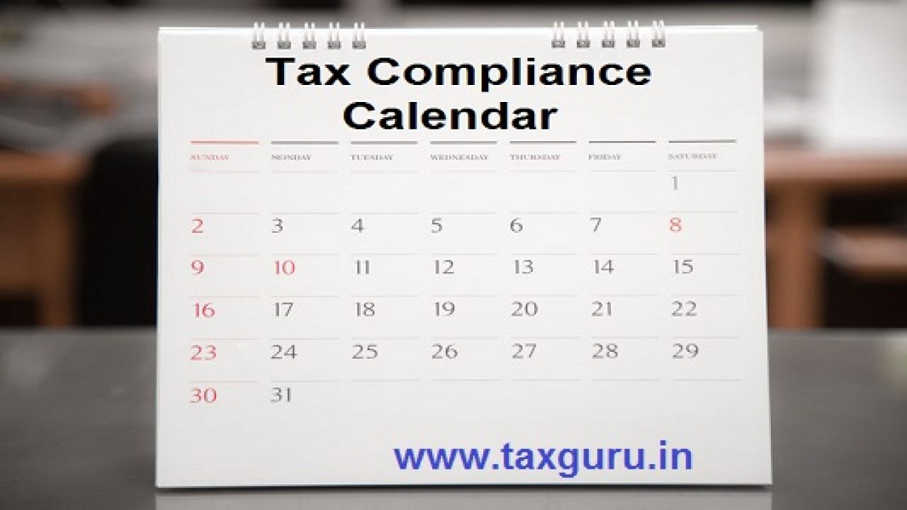 Tax Compliance Calendar for January 2021 Chandan Agarwal Chartered