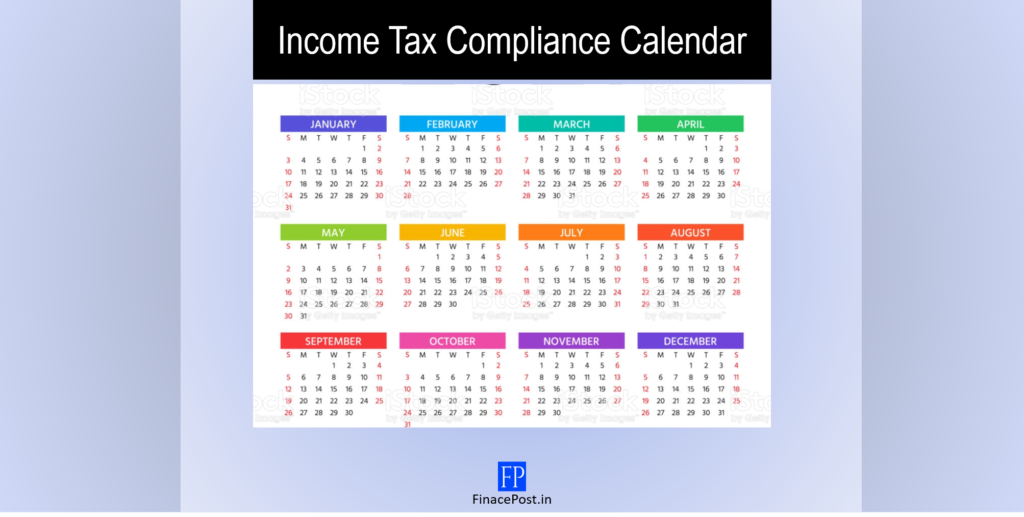 Tax Calendar 2023 Full list of due dates and activities to be