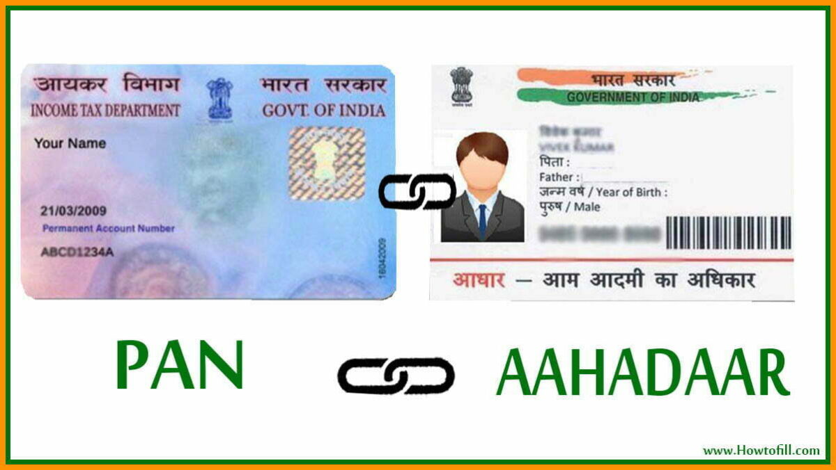 aadhar card the pan card link check